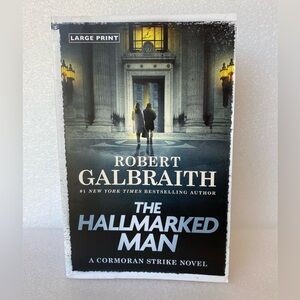 The Hallmarked Man: A Cormoran Strike Series by R. Galbraith - Large Print Book